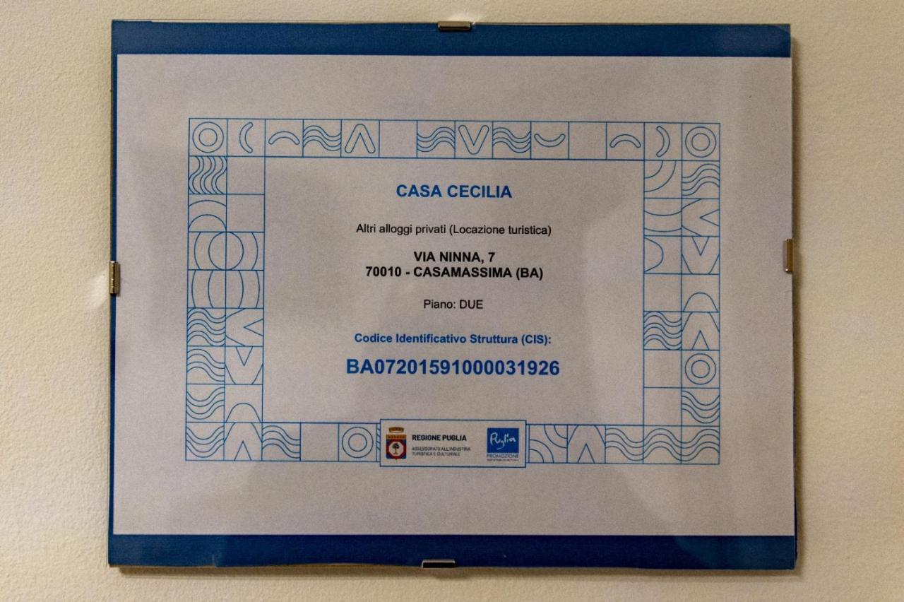 Casa Cecilia Διαμέρισμα Casamassima Εξωτερικό φωτογραφία